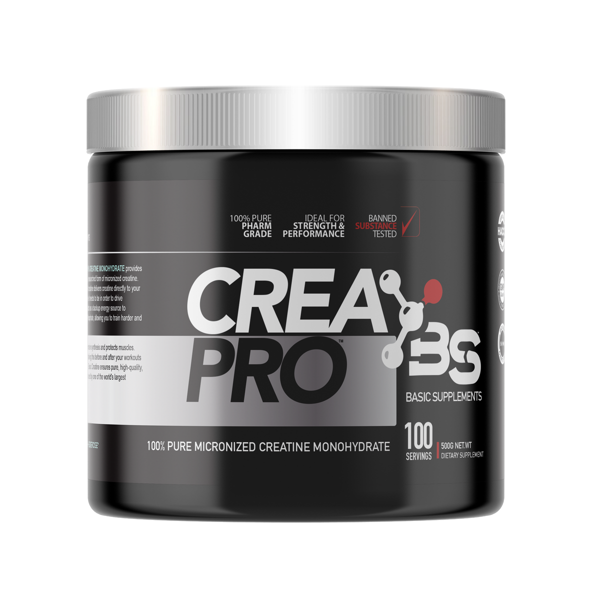 CREA PRO kreatin monohidrat 500 g
